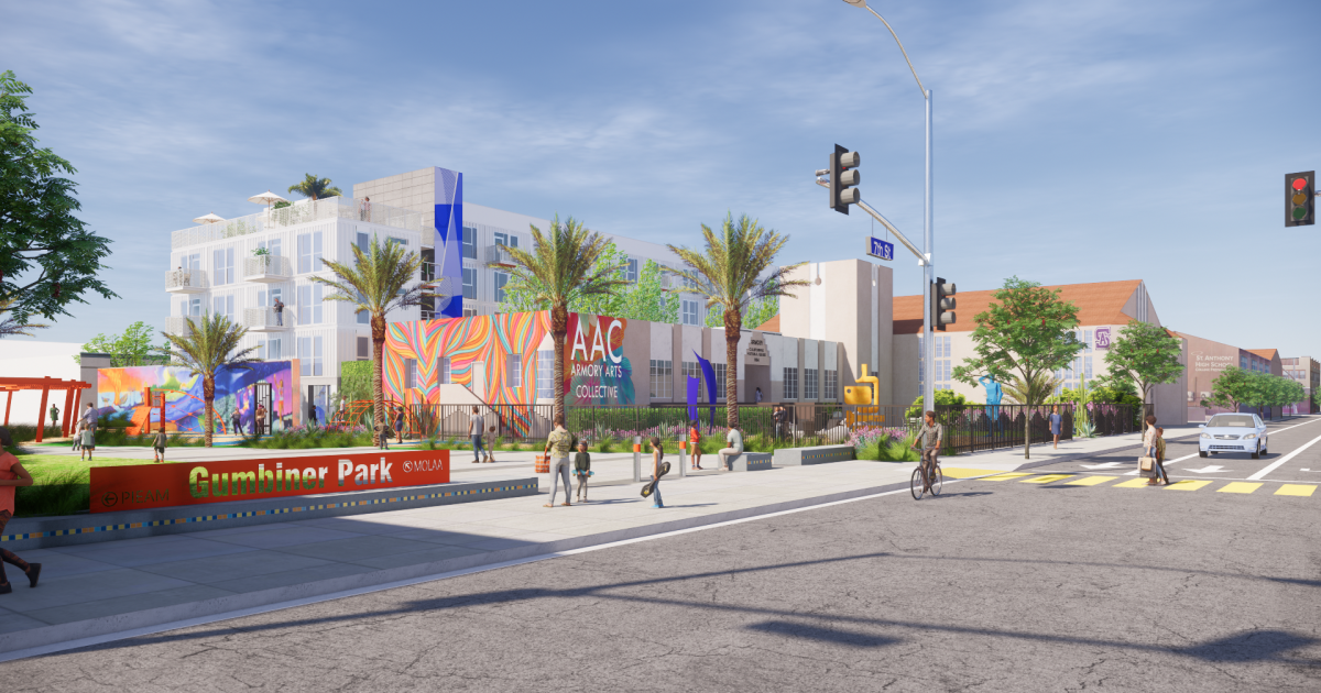 Long Beach Armory could be converted to arts and housing complex